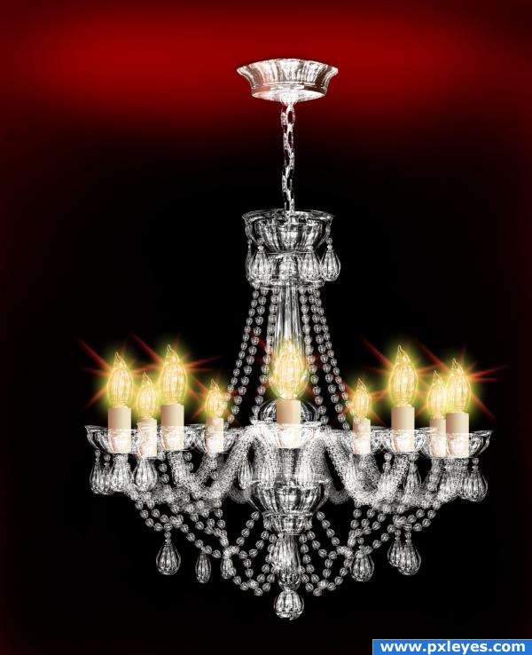 Chandelier photoshop picture